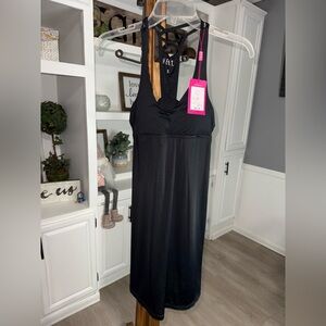 🔆NWT Racer Black Sleeveless Padded Heat Athletic Dress